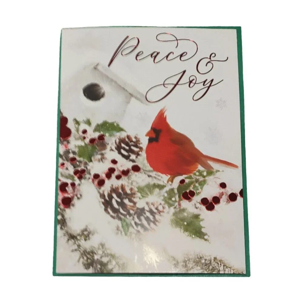 Set of 7 Christmas/Holiday Greeting Cards with Envelopes 